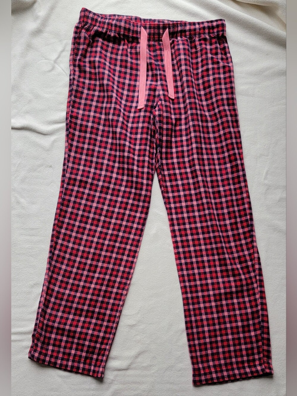 Red And Navy Plaid Lounge Pants